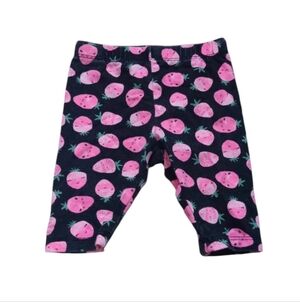 Koala Baby 3-6m Pink Strawberry Print Leggings
